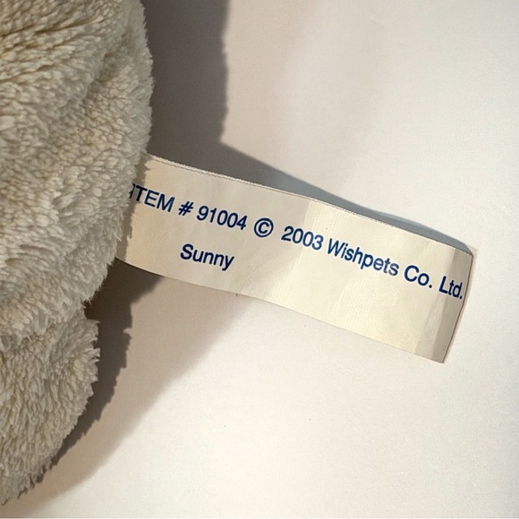 2003 Wishpets Sunny the Polar Bear 9.5" Plush Stuffed Animal Purse Handbag 91004 - Picture 8 of 9